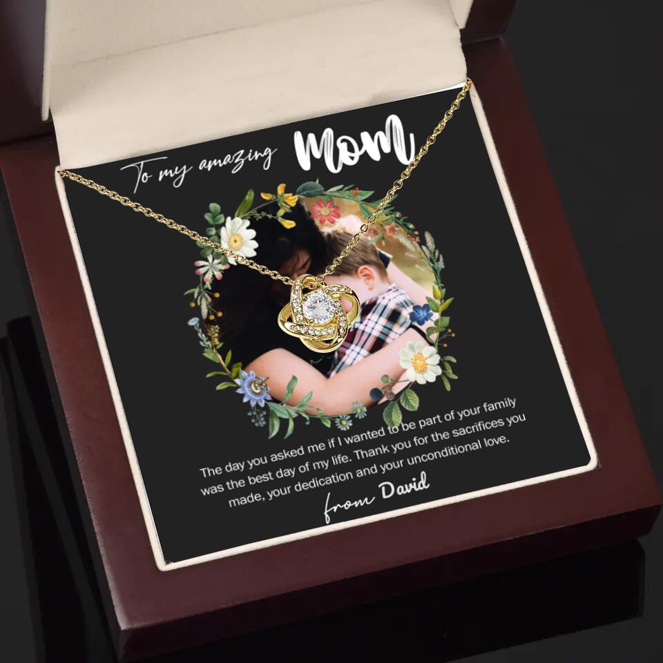 To my amazing Mom, Personalized Necklace