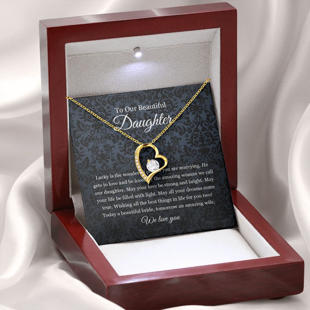 Our Daughter Forever Love Necklace