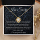 Apology Gift For Wife Girlfriend Love Knot Necklace