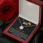 To My Wife I Choose You Love Knot Necklace