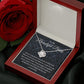 To My Bride Gift From Groom Love Knot Necklace