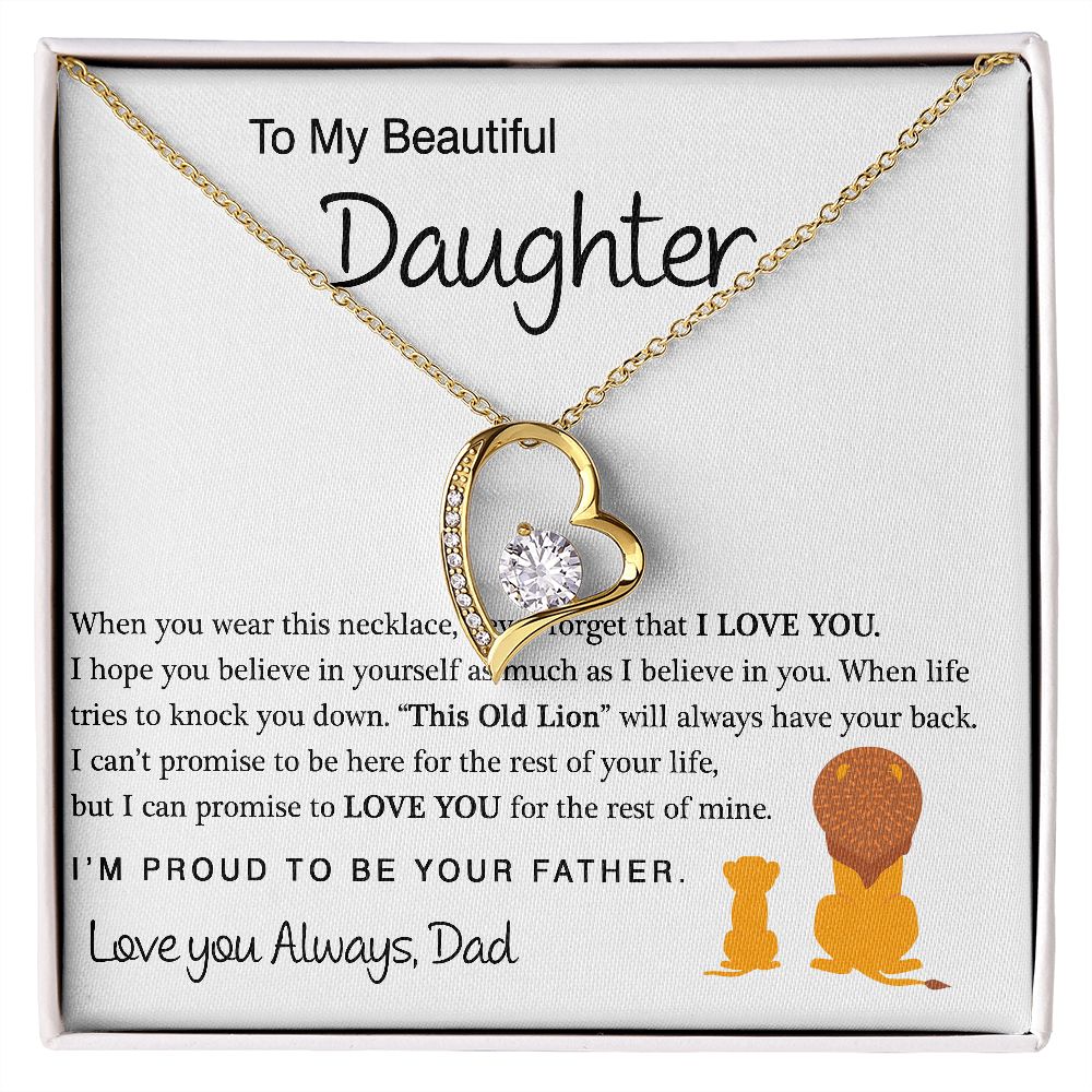 To My Beautiful Daughter | This Old Lion | Gift For Daughter From Dad