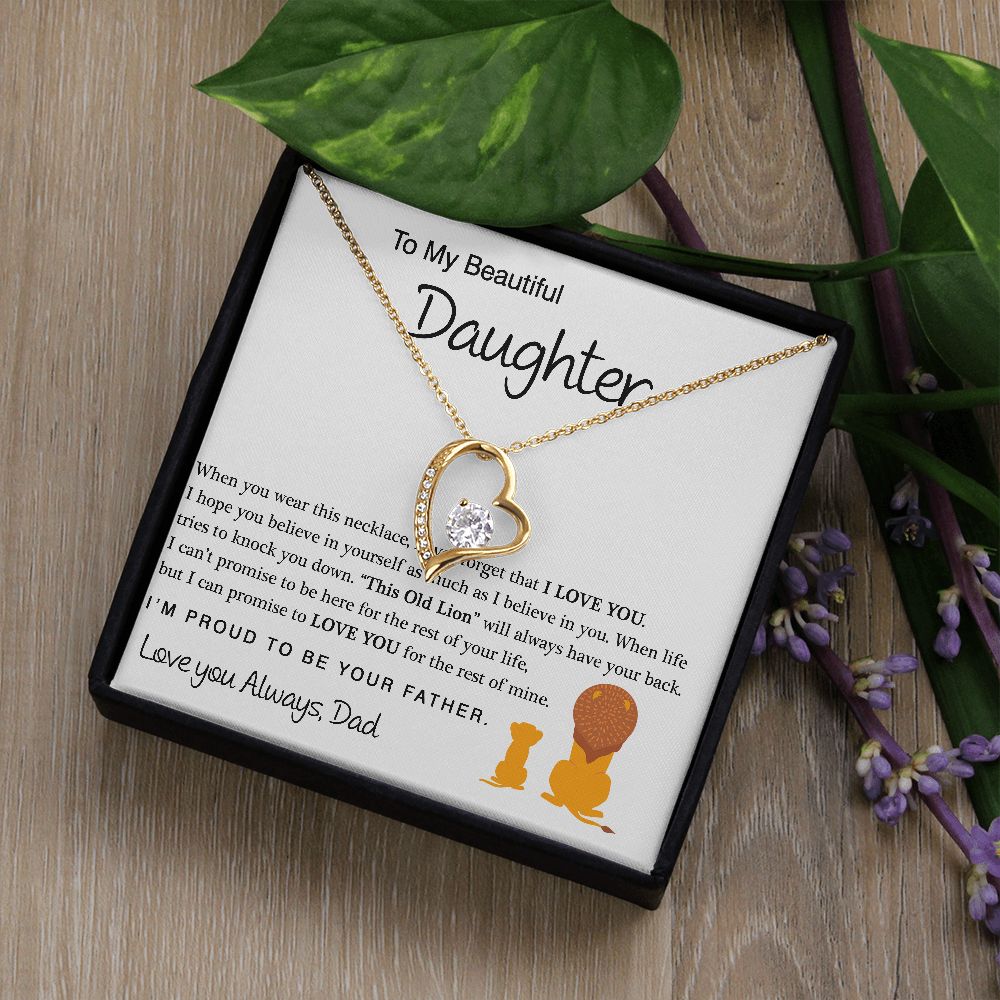 To My Beautiful Daughter | This Old Lion | Gift For Daughter From Dad